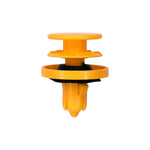 22mm Yellow Nylon Retainer & Grommet Set Door Panel (Pin And Grommet), 19.5mm Head