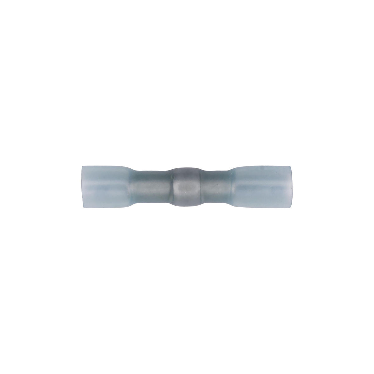Blue Crimp And Solder Butt Connector, 14 Gauge