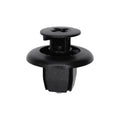 9mmx9mmx9mm Black Nylon Screw-Type Retainer with Open End, 20mm Head