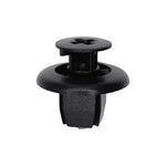 9mmx9mmx9mm Black Nylon Screw-Type Retainer with Open End, 20mm Head