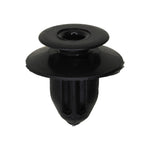 9.5mmx14mm Black Nylon Double Head Christmas Tree Retainer, 18mm Head