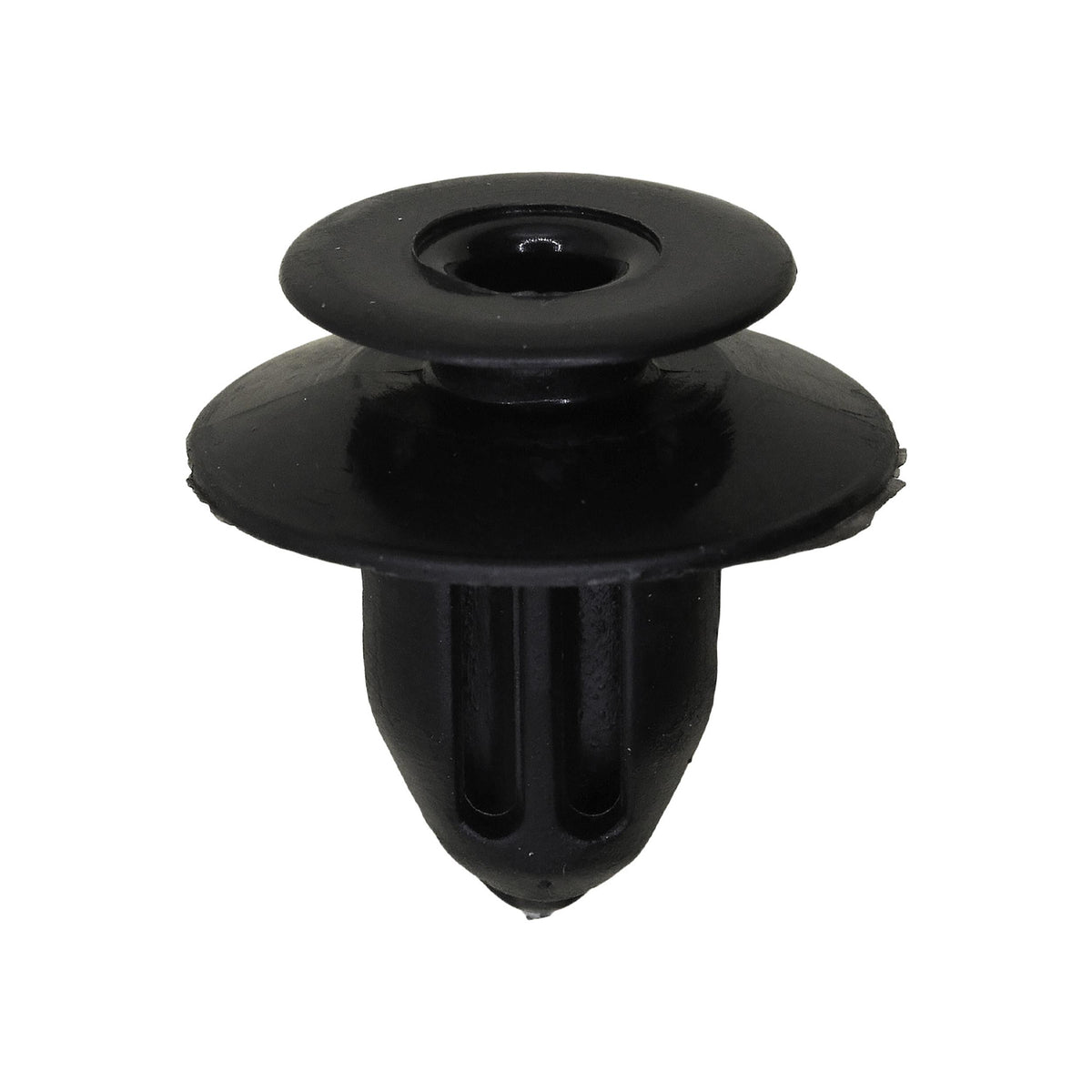 9.5mmx14mm Black Nylon Double Head Christmas Tree Retainer, 18mm Head