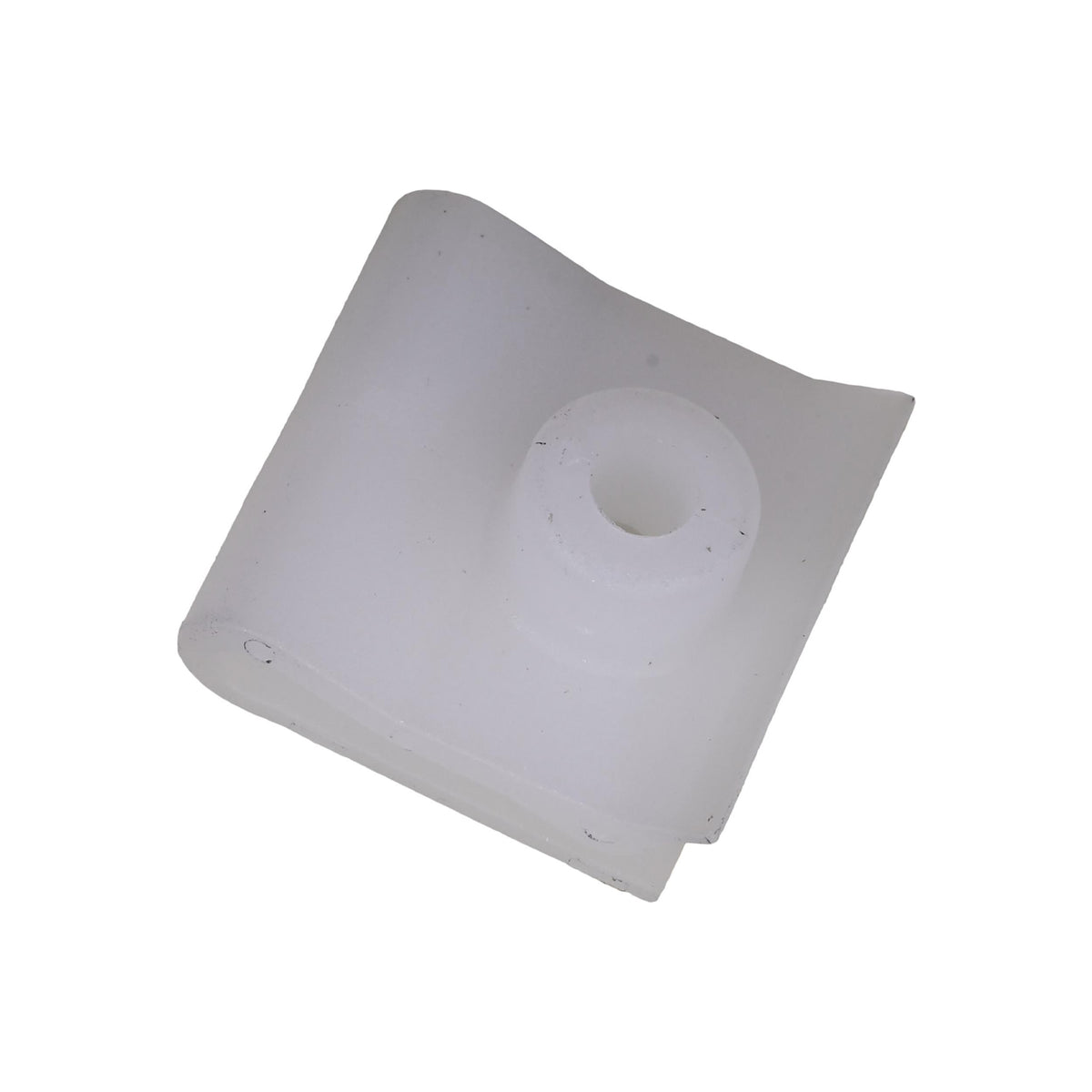M4.8 White Nylon U-Type Nut, Panel 1.5mmMax.