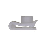 M4.8 White Nylon U-Type Nut, Panel 1.5mmMax.