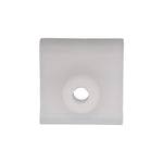 M4.8 White Nylon U-Type Nut, Panel 1.5mmMax.