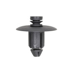 9mmx10mm Gray Nylon Push-Type Retainer with Drive Pin, 22mm Head