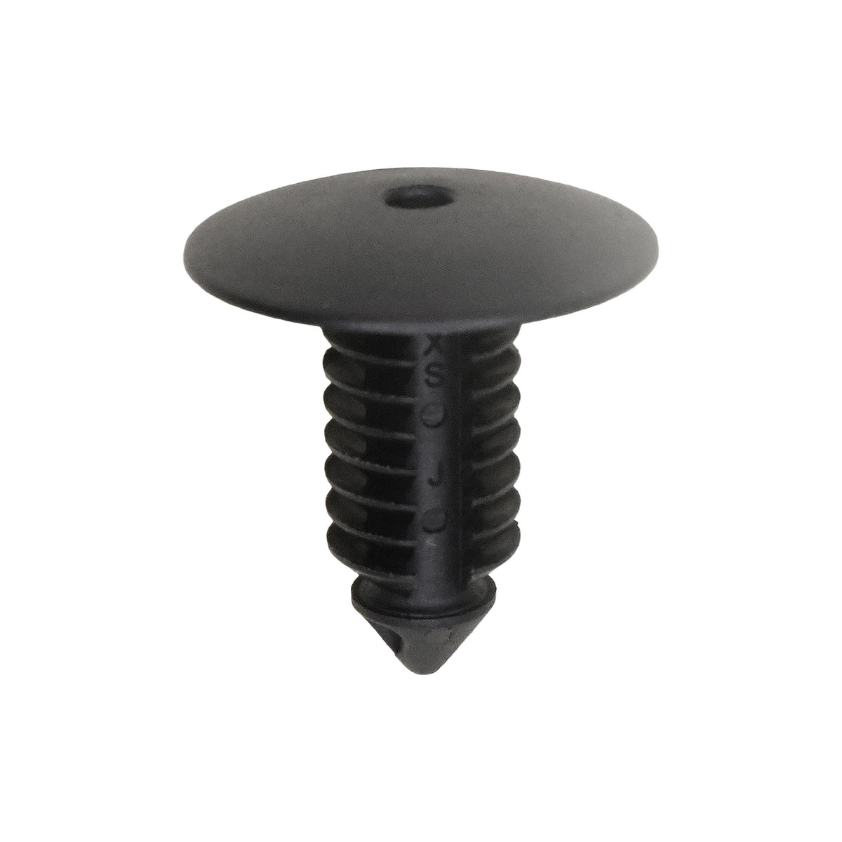 8.5mmx20mm Black Nylon Single Head Trim Panel Christmas Tree Retainer, 20mm Head