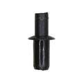6mmx10mm Black Nylon Push-Type Retainer with Open End, 10mm Head