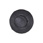 6mmx10mm Black Nylon Push-Type Retainer with Open End, 10mm Head