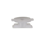 White Nylon Molding Clip, 14mm Head