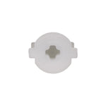 White Nylon Molding Clip, 14mm Head