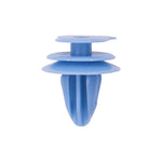 8.5mmx8.5mmx14mm Blue Nylon Triple Head Christmas Tree Retainer, 18mm Head