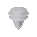 9.5mmx10mm White Nylon Triple Head Christmas Tree Retainer, 16mm Head