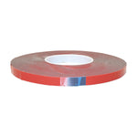 1/2" Double Sided Acrylic Foam Tape with Red Liner, ', 0.045" Thick