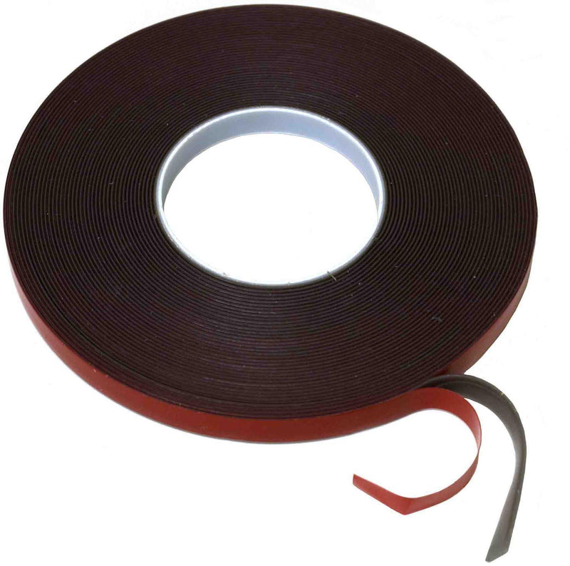 7/8" Double Sided Acrylic Foam Tape with Red Liner, ', 0.045" Thick