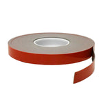 7/8" Double Sided Acrylic Foam Tape with Red Liner, ', 0.045" Thick