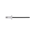 1/8" Specialty Rivet, 1/32"-1/16" Grip, Aluminum Body, Black Aluminum Mandrel