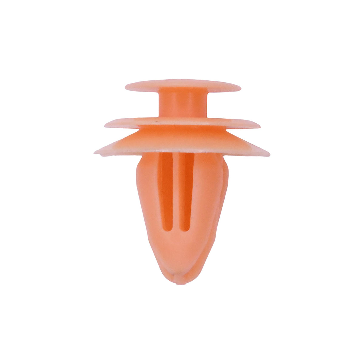 9.7mmx14mm Orange Nylon Triple Head Christmas Tree Retainer-, 18mm Head