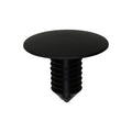 3/8"x3/4" Black Nylon Single Head Christmas Tree Retainer, 1" Head