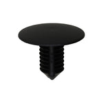 3/8"x3/4" Black Nylon Single Head Christmas Tree Retainer, 1" Head