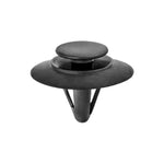 10.5mmx14mm Black Nylon Double Head Christmas Tree Retainer, 25mm Head