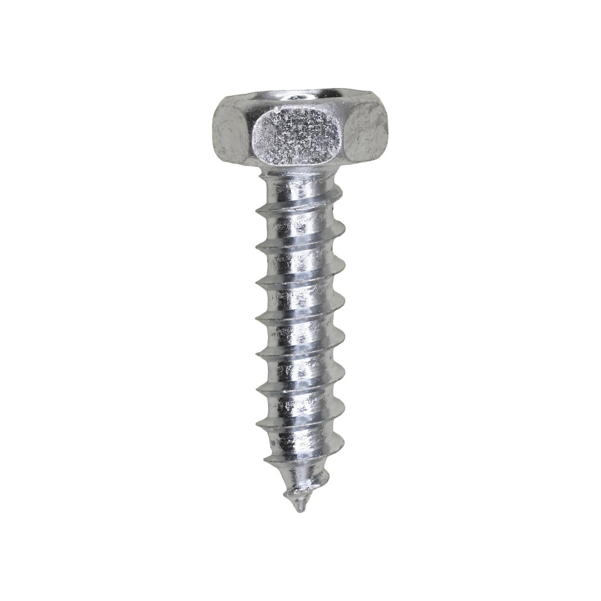 #14x3/4" Indented Hex Head Tapping Screw, Type A/AB, Zinc Chromate