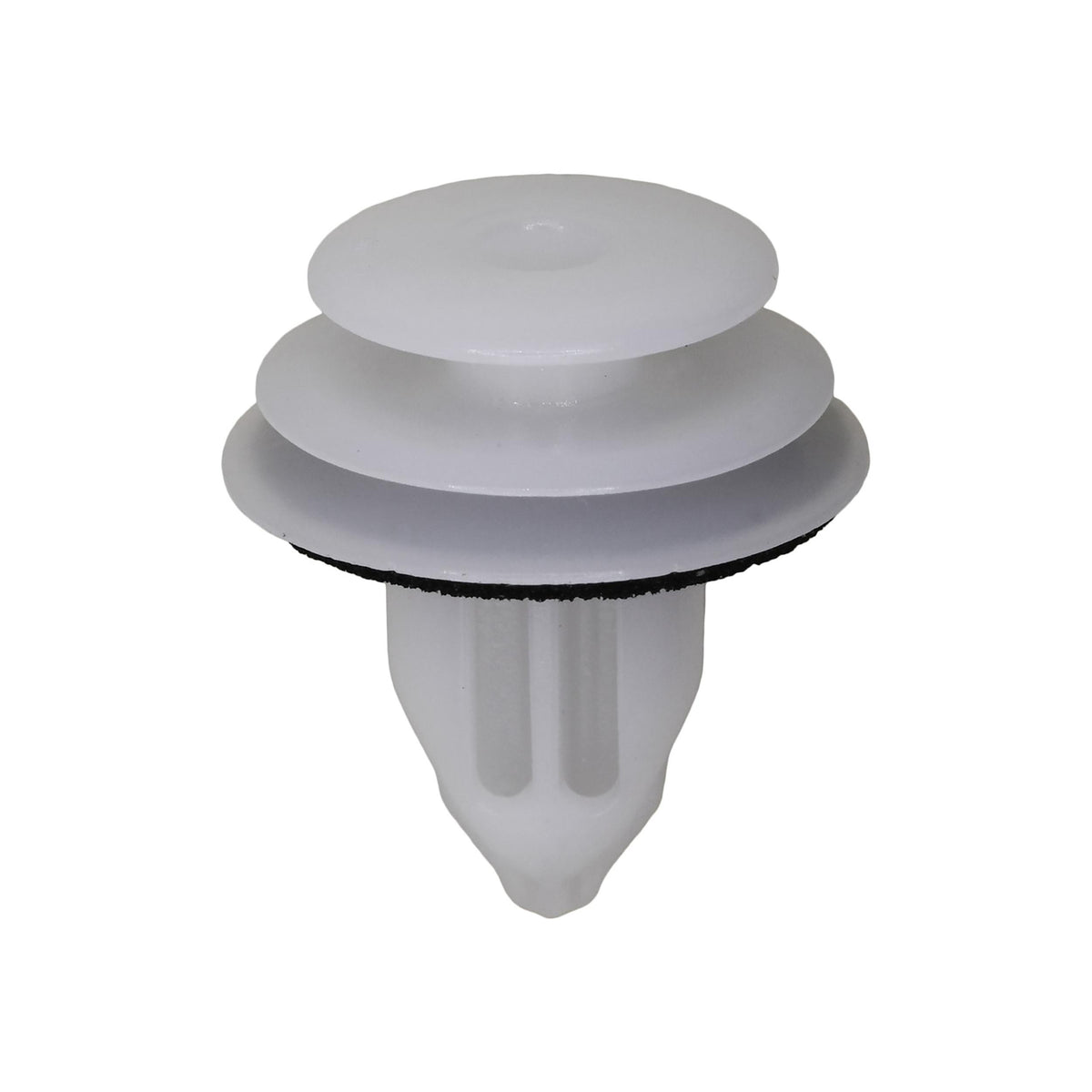 8.5mmx14mm White Nylon Triple Head Christmas Tree Retainer, 18mm Head