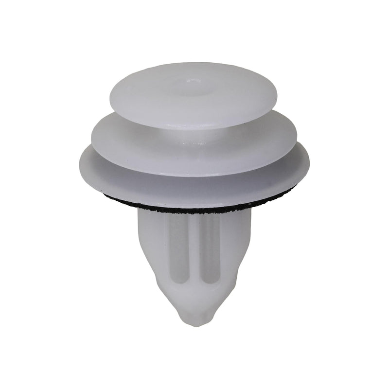 8.5mmx14mm White Nylon Triple Head Christmas Tree Retainer, 18mm Head