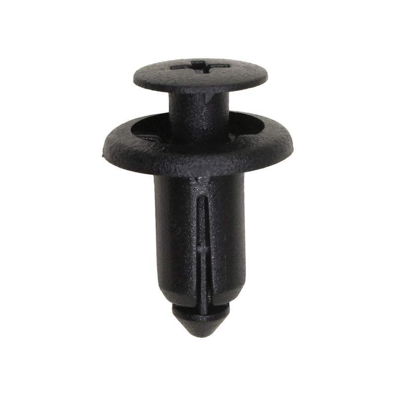 7mmx14mm Black Screw-Type Retainer with Open End, 14mm Head