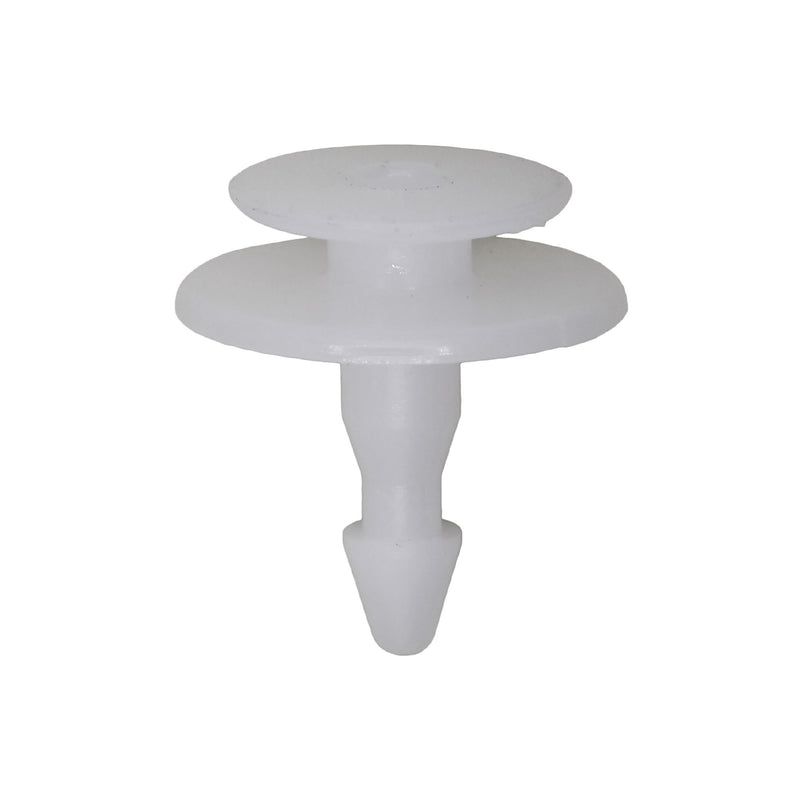 4mmx13mm White Nylon Retainer, 16mm Head