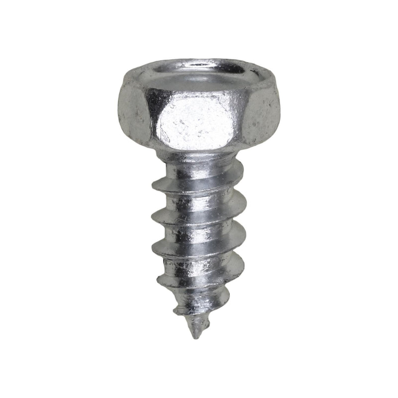 5/16"x3/4" Indented Hex Head Tapping Screw, Type A/AB, Zinc Chromate