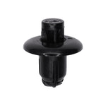 8.5mmx12mm Black Push-Type Retainer with Drive Pin, 18mm Head
