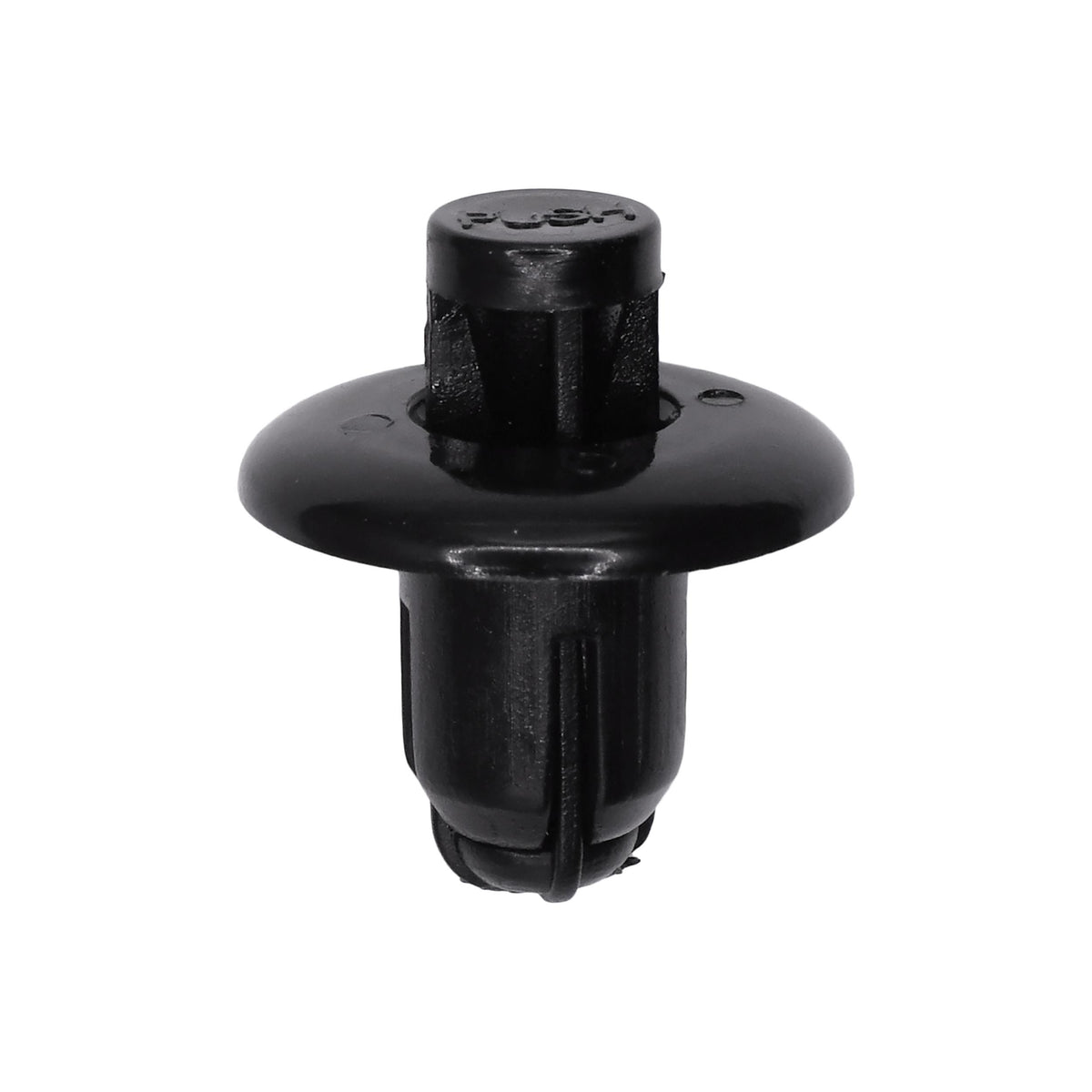 8.5mmx12mm Black Push-Type Retainer with Drive Pin, 18mm Head