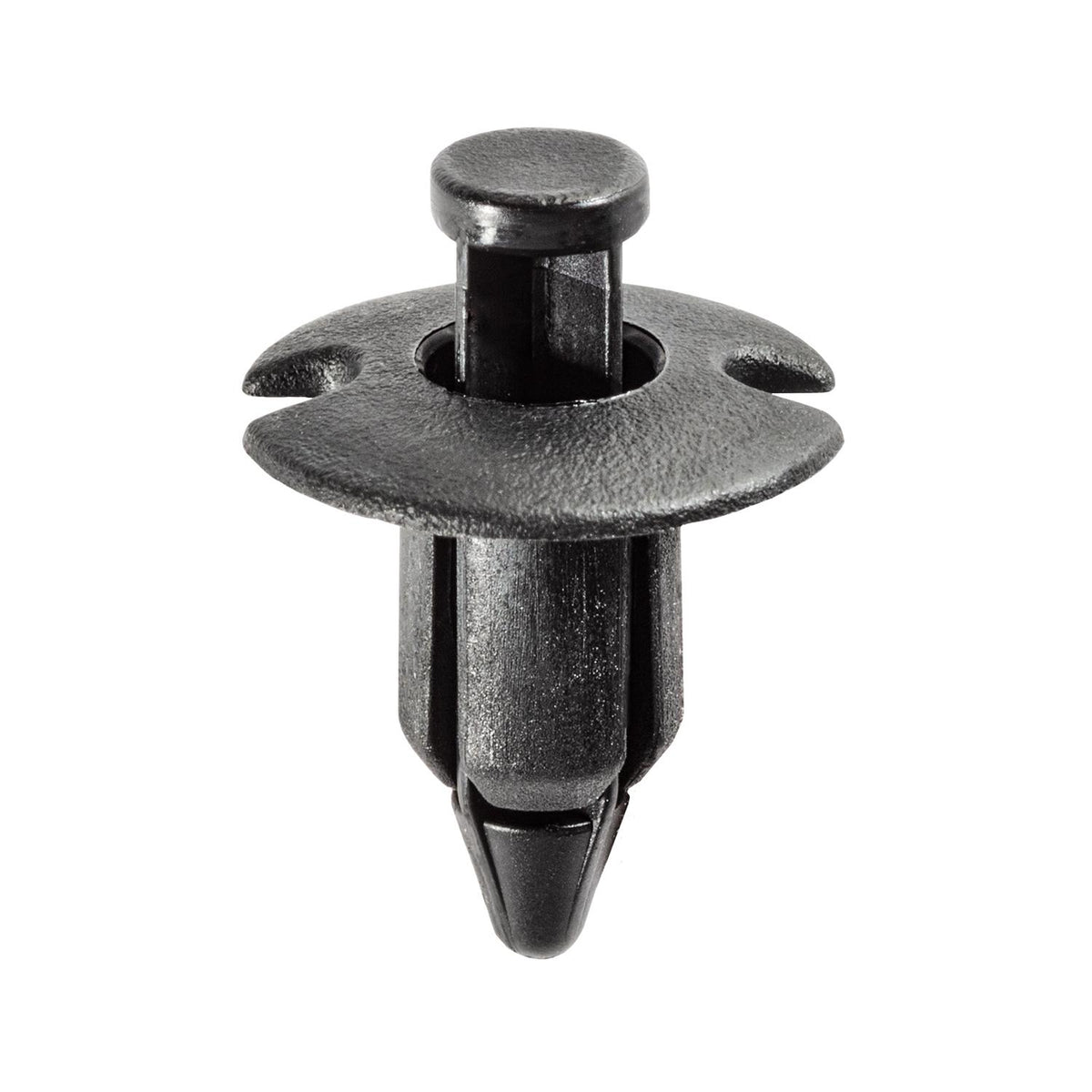 7mmx9mm Black Push-Type Retainer with Drive Pin, 15mm Head