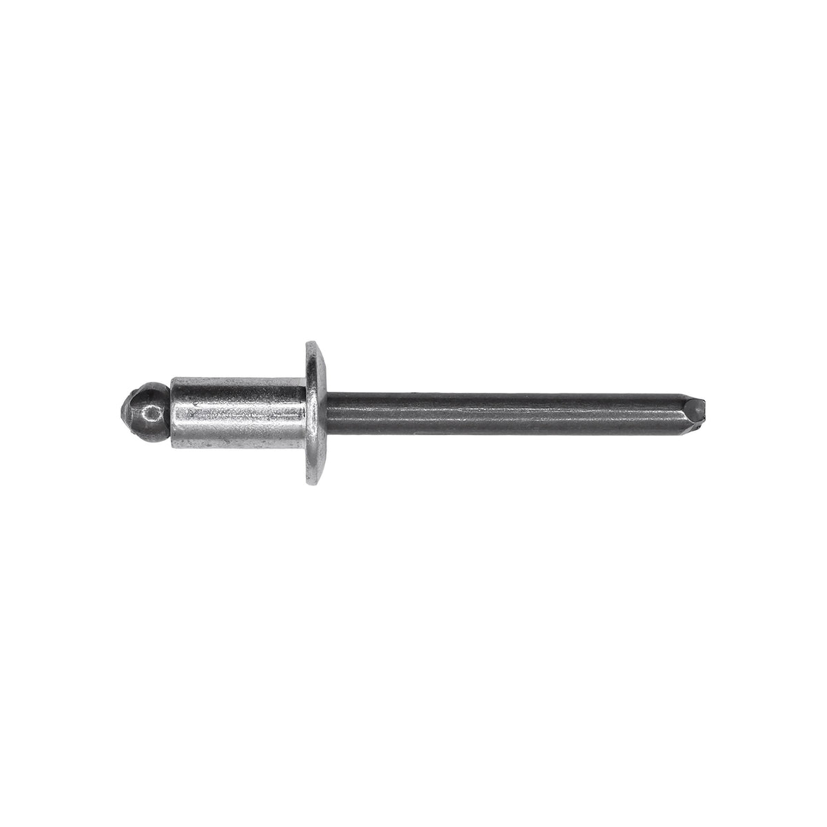 1/4" Specialty Rivet, 1/64"-1/8" Grip, Steel Body, Steel Mandrel