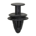 9.5mmx13mm Black Nylon Triple Head Christmas Tree Retainer, 18mm Head
