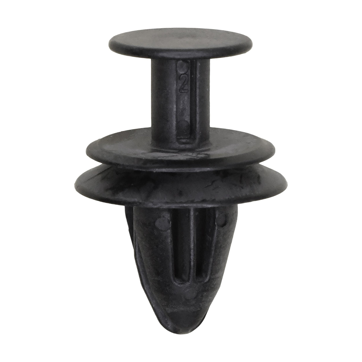 9.5mmx13mm Black Nylon Triple Head Christmas Tree Retainer, 18mm Head
