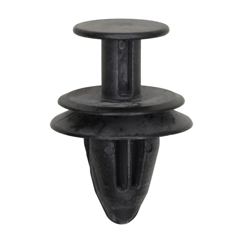 9.5mmx13mm Black Nylon Triple Head Christmas Tree Retainer, 18mm Head