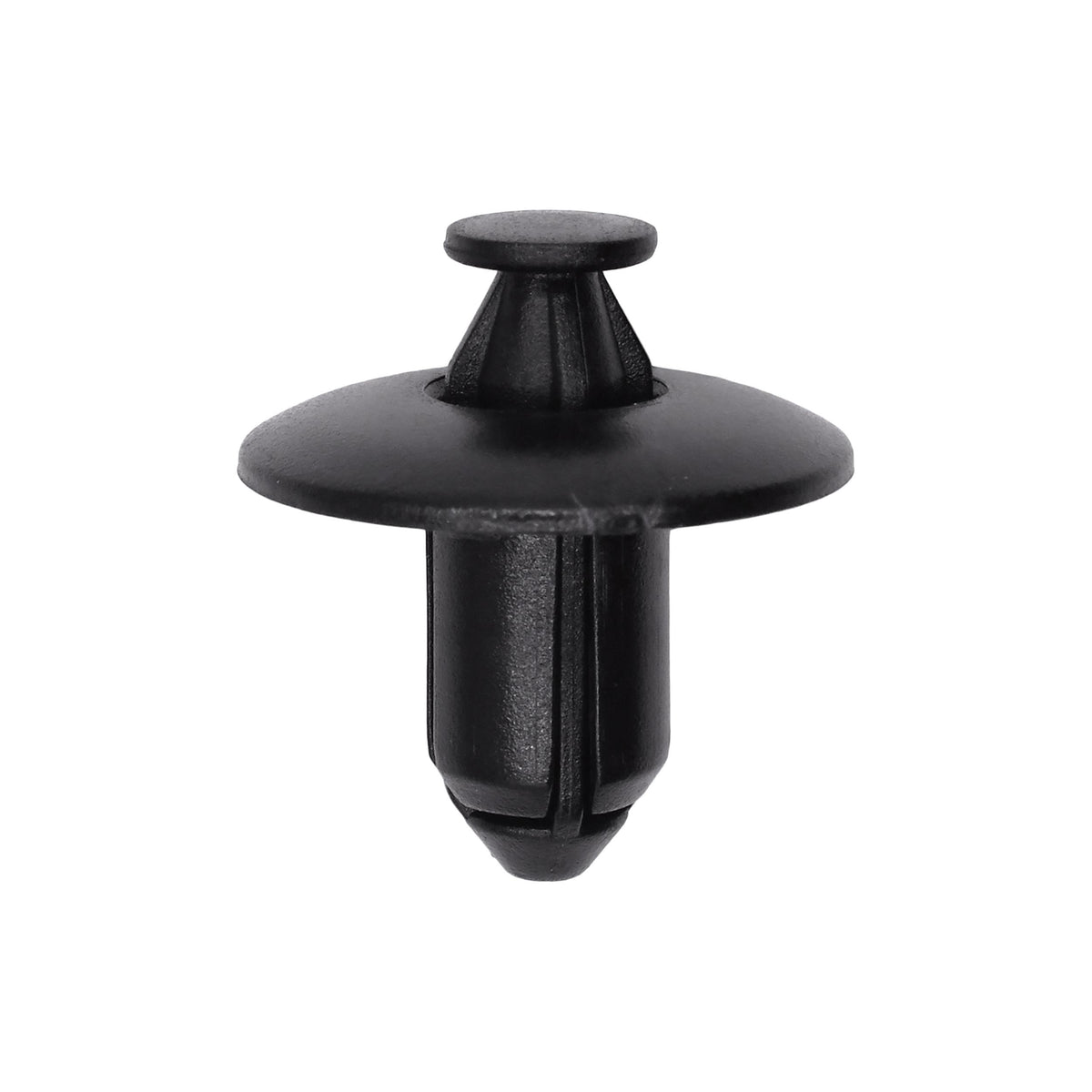 8mmx11mm Black Nylon Push-Type Retainer with Drive Pin, 20mm Head
