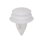 9mmx14mm White Nylon Triple Head Christmas Tree Retainer, 18mm Head