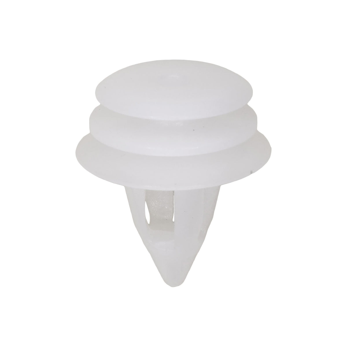 9mmx14mm White Nylon Triple Head Christmas Tree Retainer, 18mm Head