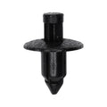 6.3mmx12mm Black Push-Type Retainer with Drive Pin, 15mm Head