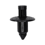 6.3mmx12mm Black Push-Type Retainer with Drive Pin, 15mm Head