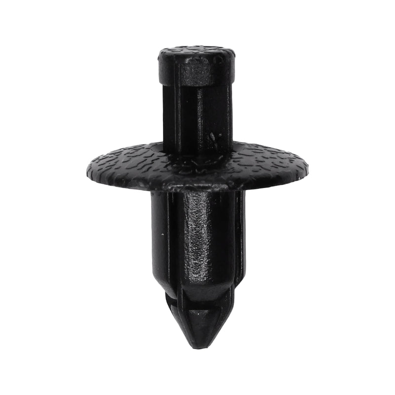 6.3mmx12mm Black Push-Type Retainer with Drive Pin, 15mm Head