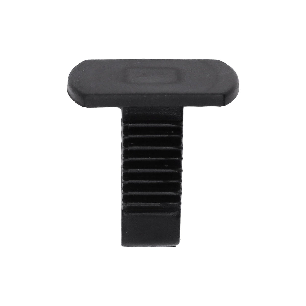 5mmx7.5mmx14mm Black Nylon Single Head Christmas Tree Retainer