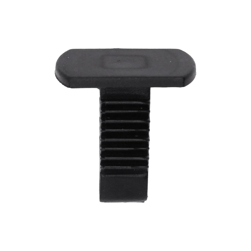 5mmx7.5mmx14mm Black Nylon Single Head Christmas Tree Retainer