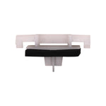 White Nylon Molding Clip with Sealer, 11/16" Height