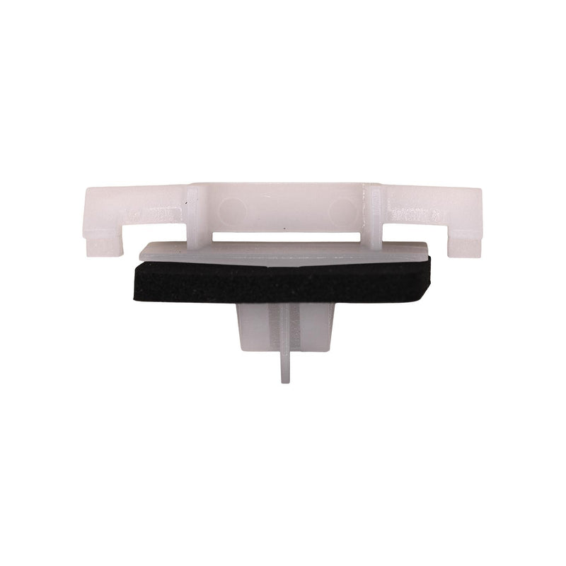 White Nylon Molding Clip with Sealer, 11/16" Height