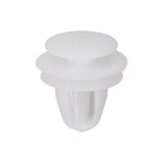 9.5mmx11mm White Nylon Triple Head Christmas Tree Retainer, 15mm Head, 13mm Top Head Diam