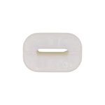M3.5 White Nylon Screw Grommet, 12mmx18mm Head